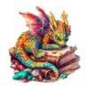 Wooden Jigsaw Puzzle - Jeweled Dragon