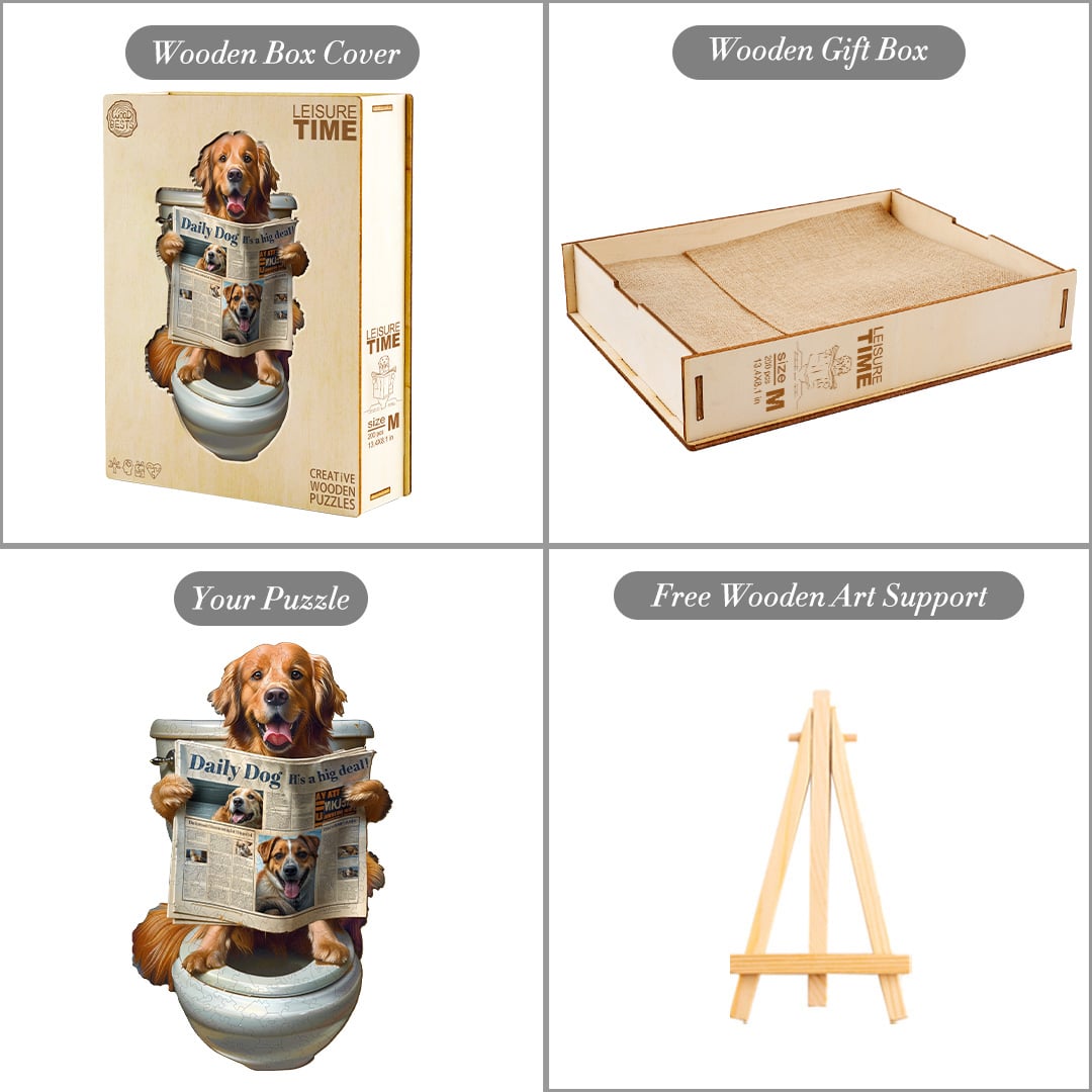 Wooden Jigsaw Puzzle - Leisure Time - Image 4