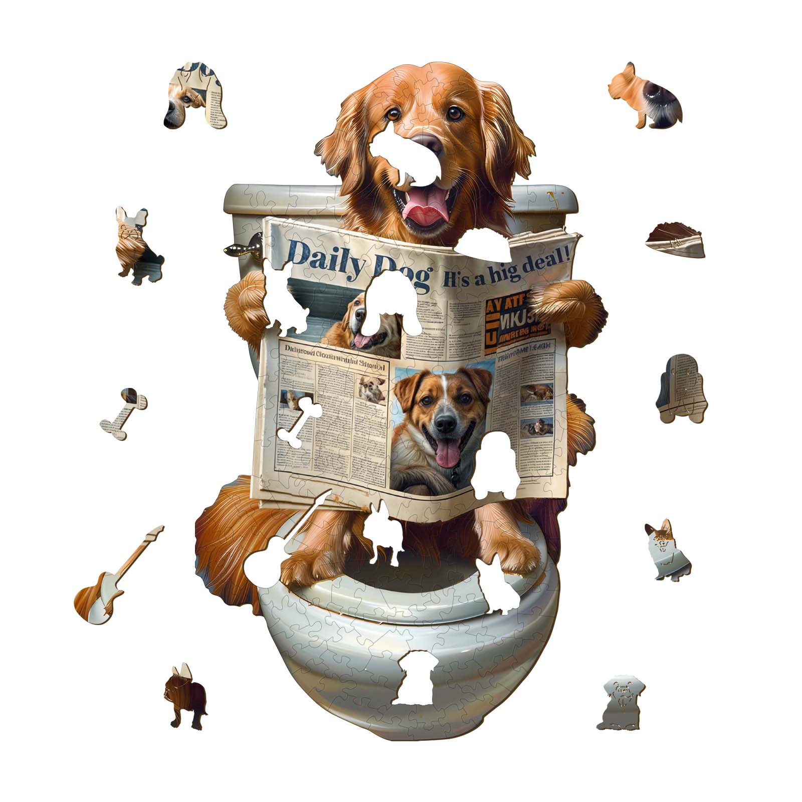 Wooden Jigsaw Puzzle - Leisure Time - Image 2