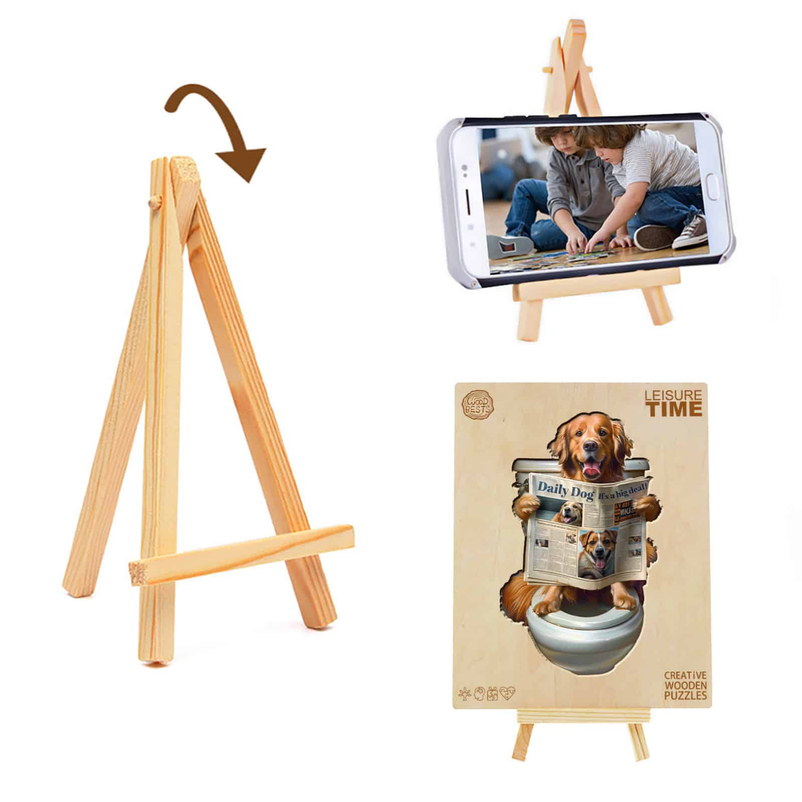 Wooden Jigsaw Puzzle - Leisure Time - Image 6