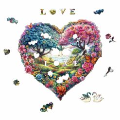 Alternative view of Wooden Jigsaw Puzzle - Love Garden