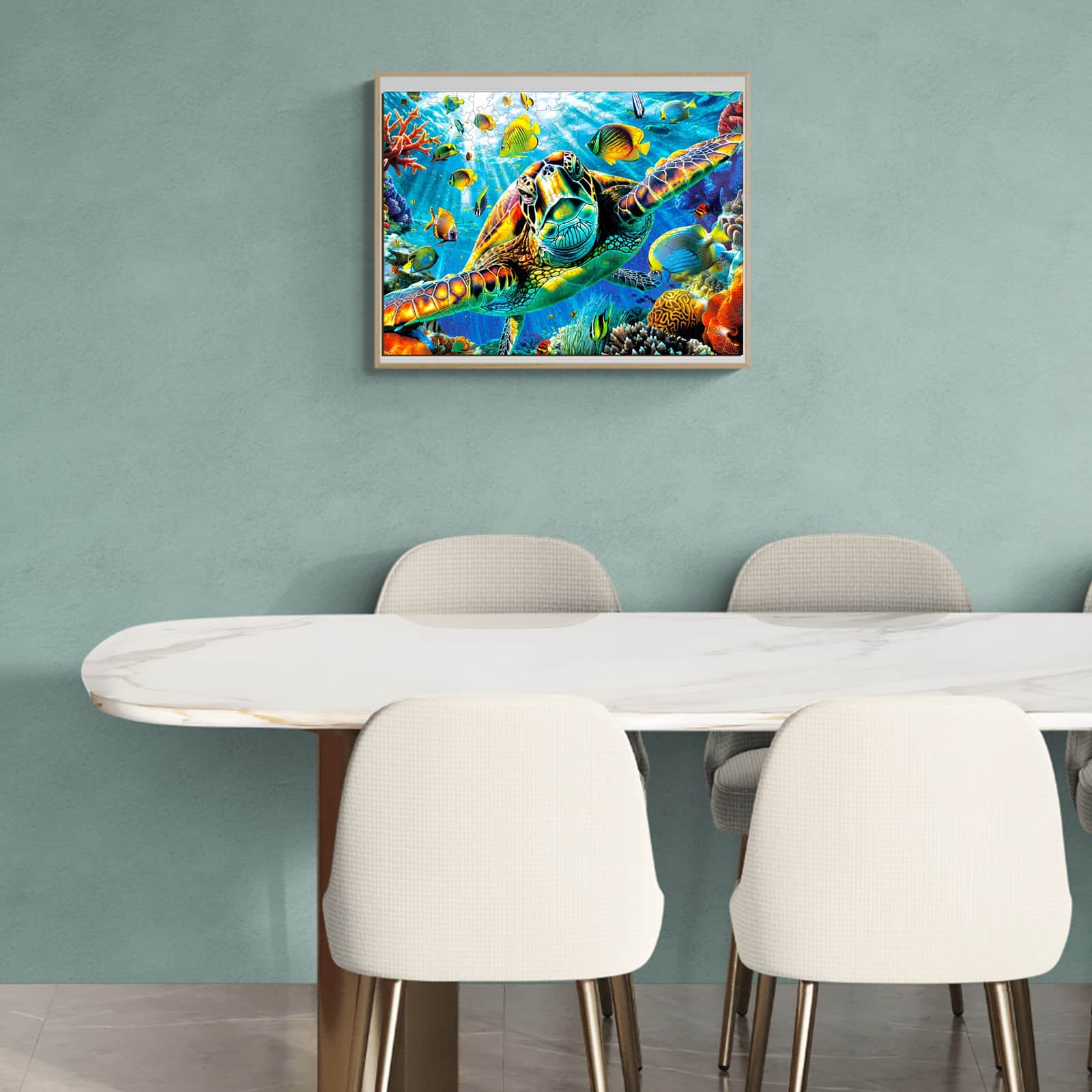 Wooden Jigsaw Puzzle-Turtle Explorer - Image 6