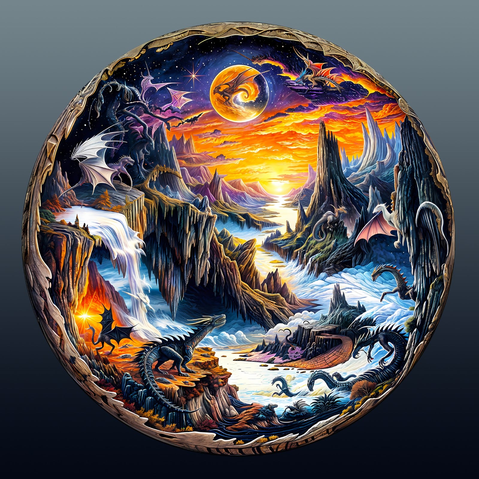 Wooden Jigsaw Puzzle-3D Fantasy World - Image 8