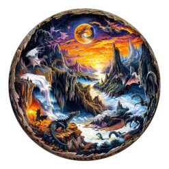 Wooden Jigsaw Puzzle-3D Fantasy World