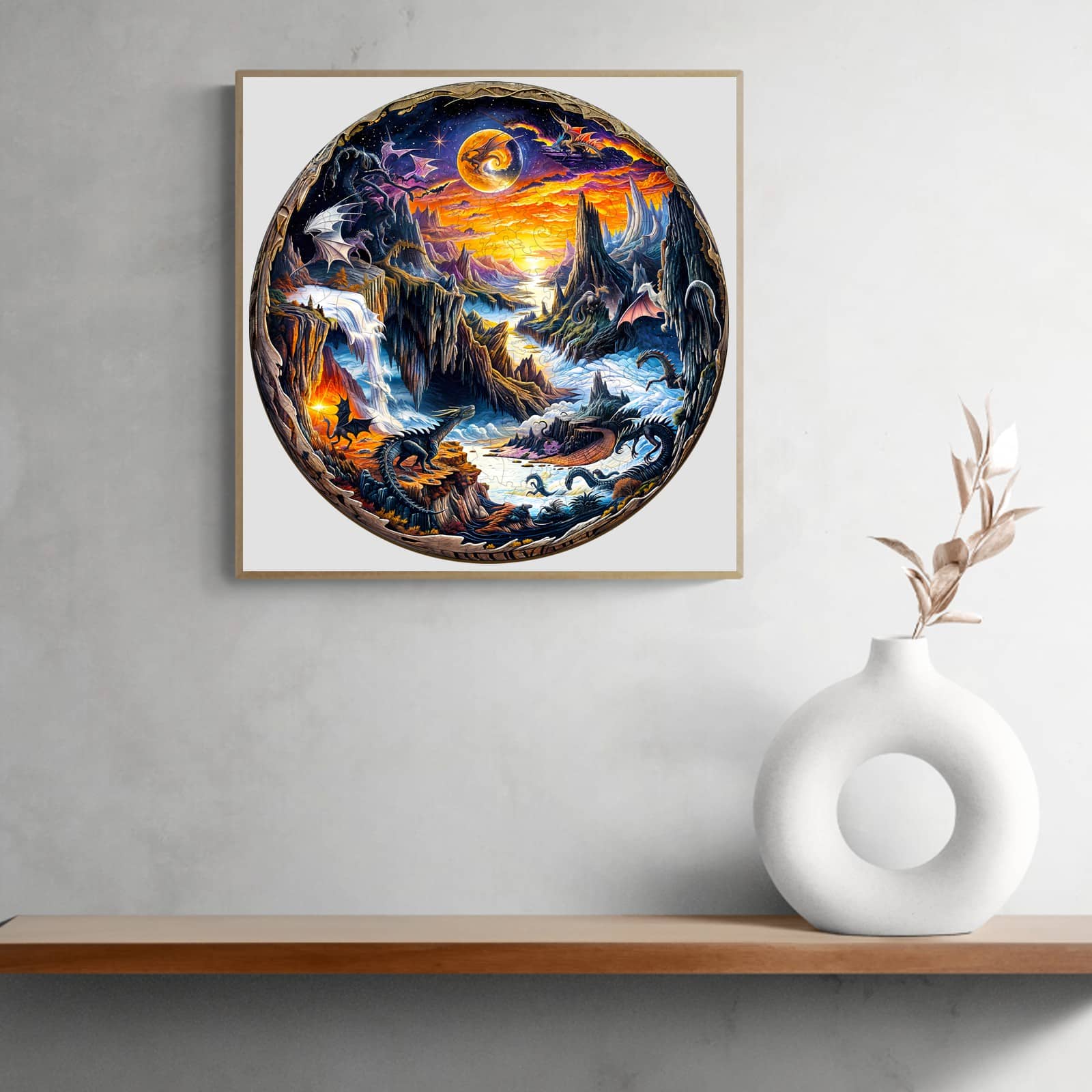 Wooden Jigsaw Puzzle-3D Fantasy World - Image 10