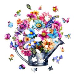 Alternative view of Wooden Jigsaw Puzzle-Beautiful Flower