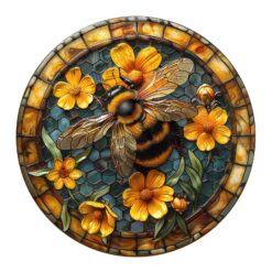 Wooden Jigsaw Puzzle-Leisurely Bee