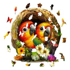 Alternative view of Naughty Parrot 2-Wooden Jigsaw Puzzle