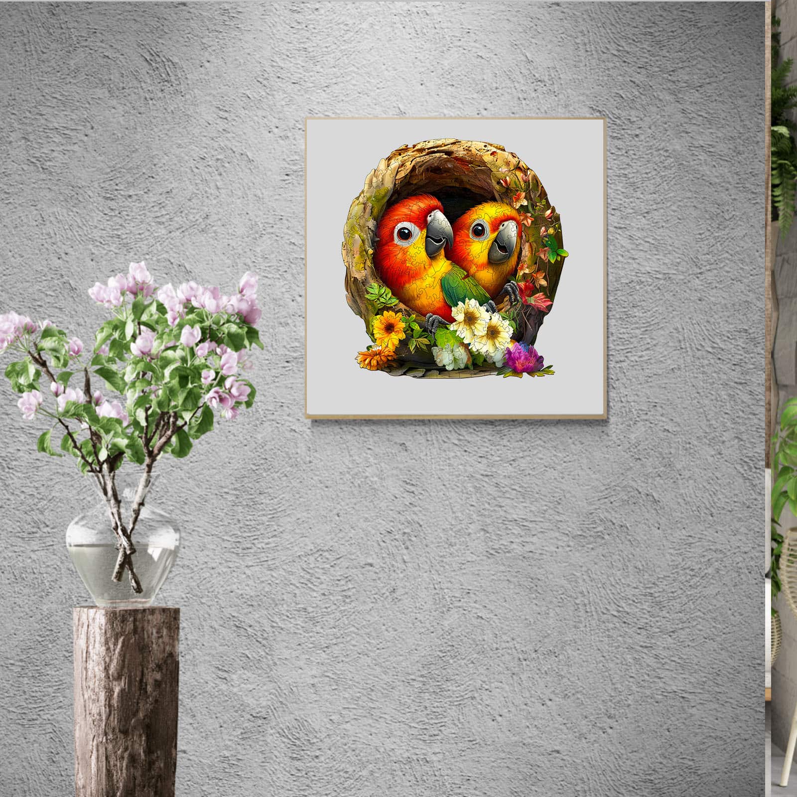 Naughty Parrot 2-Wooden Jigsaw Puzzle - Image 5