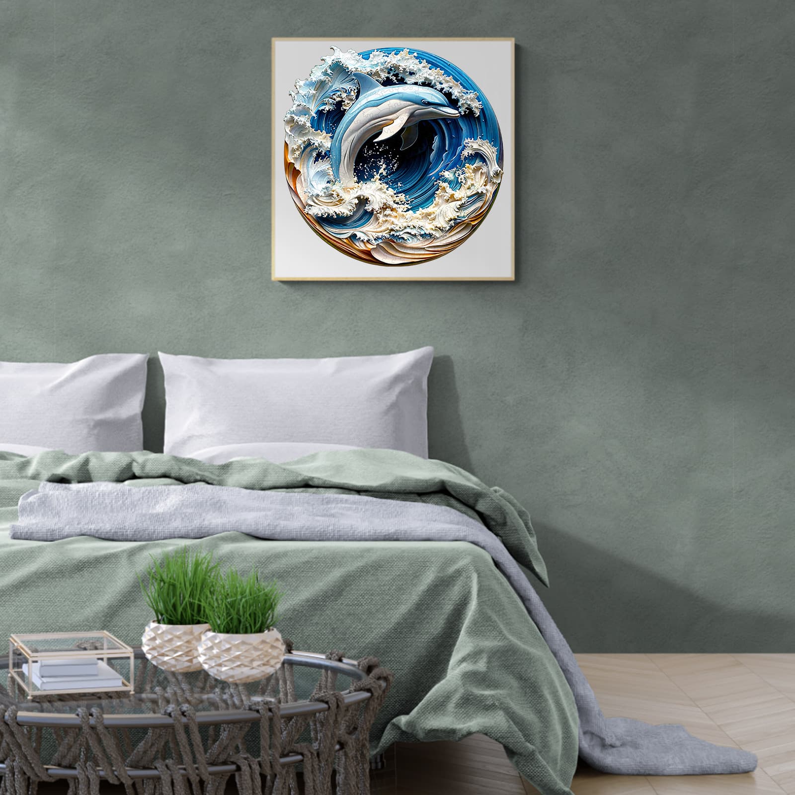 Wooden Jigsaw Puzzle - 3D Dolphin - Image 4