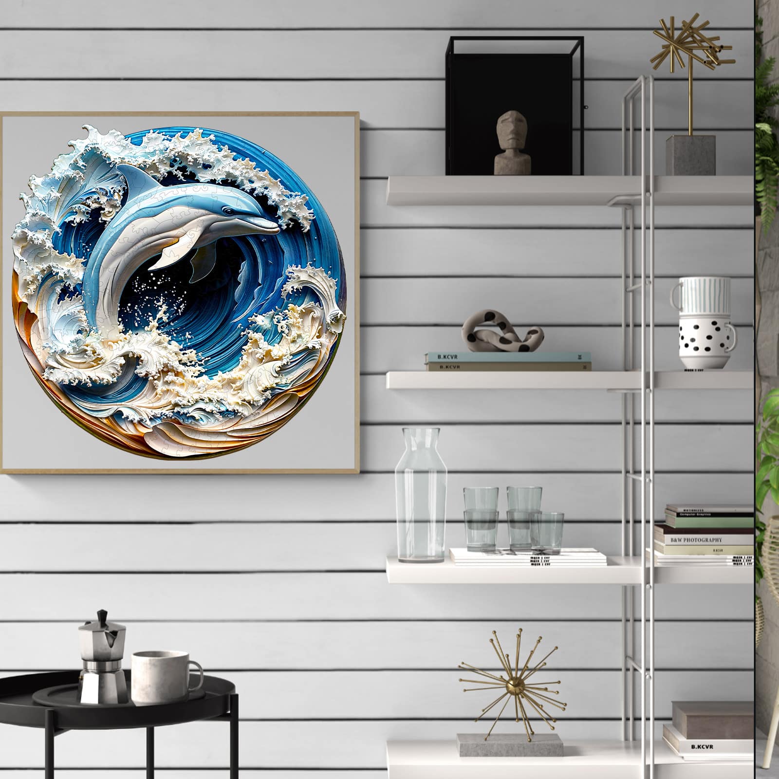 Wooden Jigsaw Puzzle - 3D Dolphin - Image 5