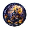 Wooden Jigsaw Puzzle-3D Halloween Castle 2