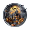 Wooden Jigsaw Puzzle-3D Halloween Castle 3