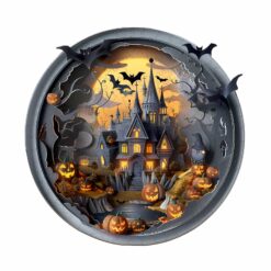 Wooden Jigsaw Puzzle-3D Halloween Castle 3