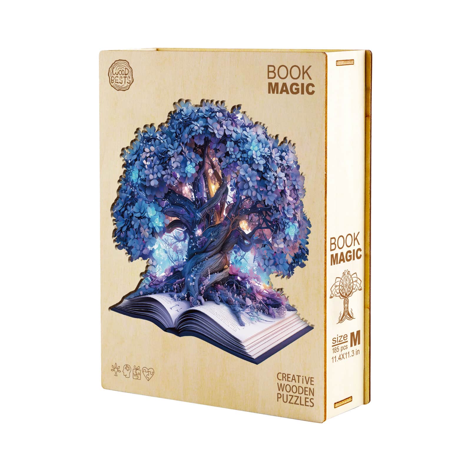 Wooden Jigsaw Puzzle-Book Magic - Image 6
