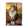 Wooden Jigsaw Puzzle-Elegant Cat