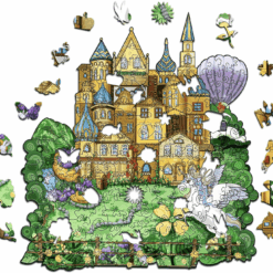 Alternative view of Wooden Jigsaw Puzzle-Fairy Tale Castle