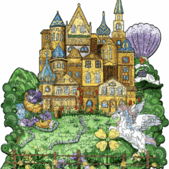 Wooden Jigsaw Puzzle-Fairy Tale Castle