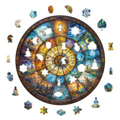 Alternative view of Wooden Jigsaw Puzzle - Mysterious Fresco