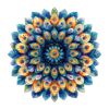 Wooden Jigsaw Puzzle - Peacock Feather Mandala
