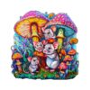 Wooden Jigsaw Puzzle-Mouse Family