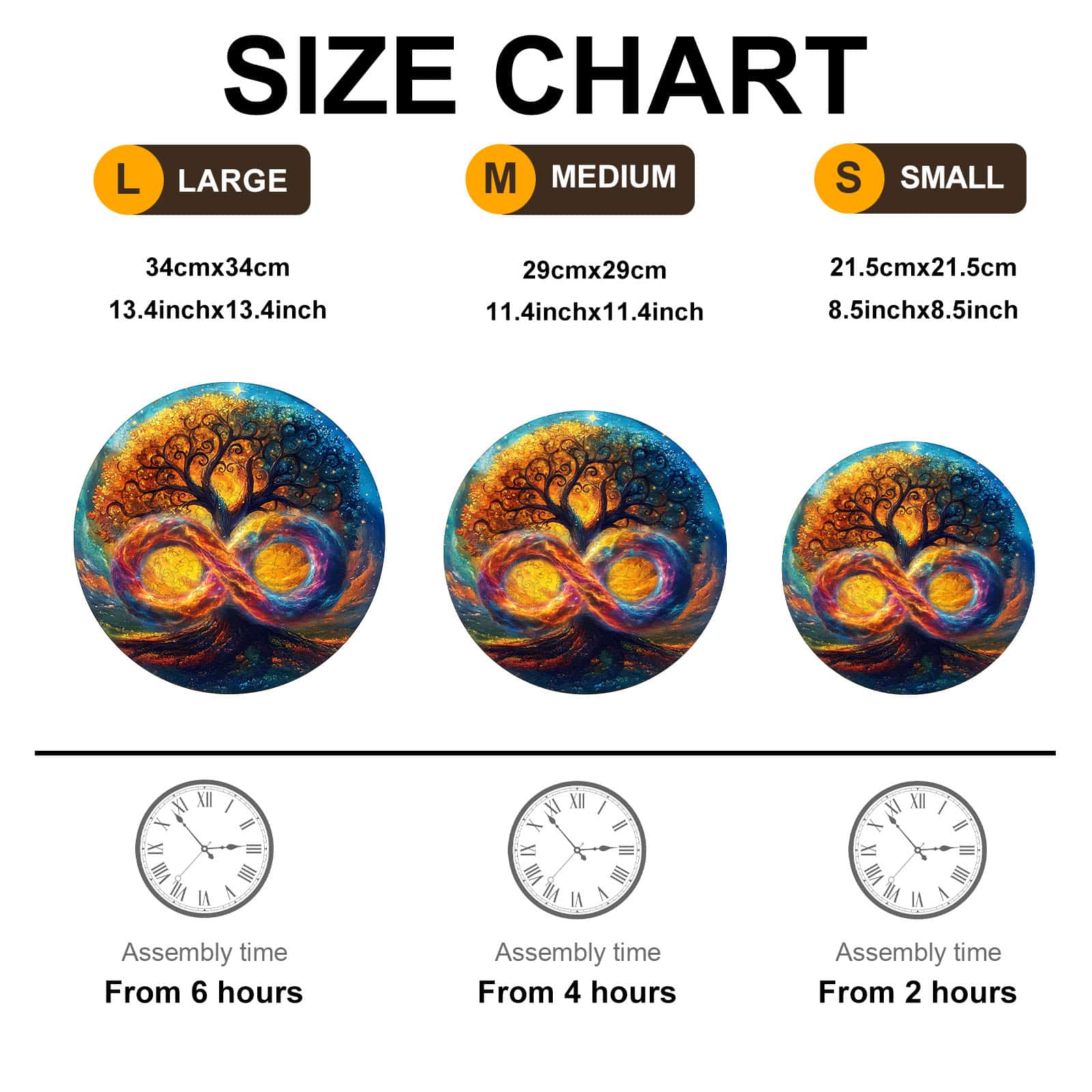 Wooden Jigsaw Puzzle-The Infinite Tree of Life - Image 3