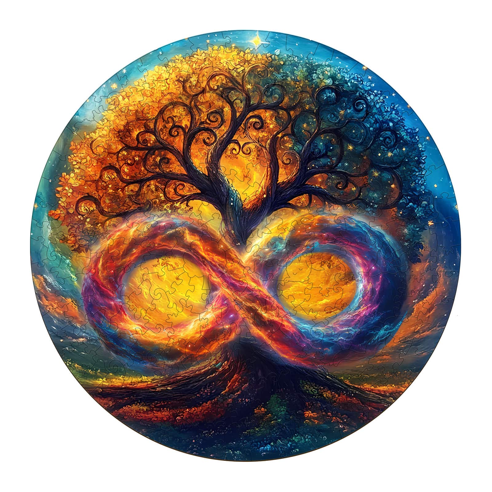 Wooden Jigsaw Puzzle-The Infinite Tree of Life