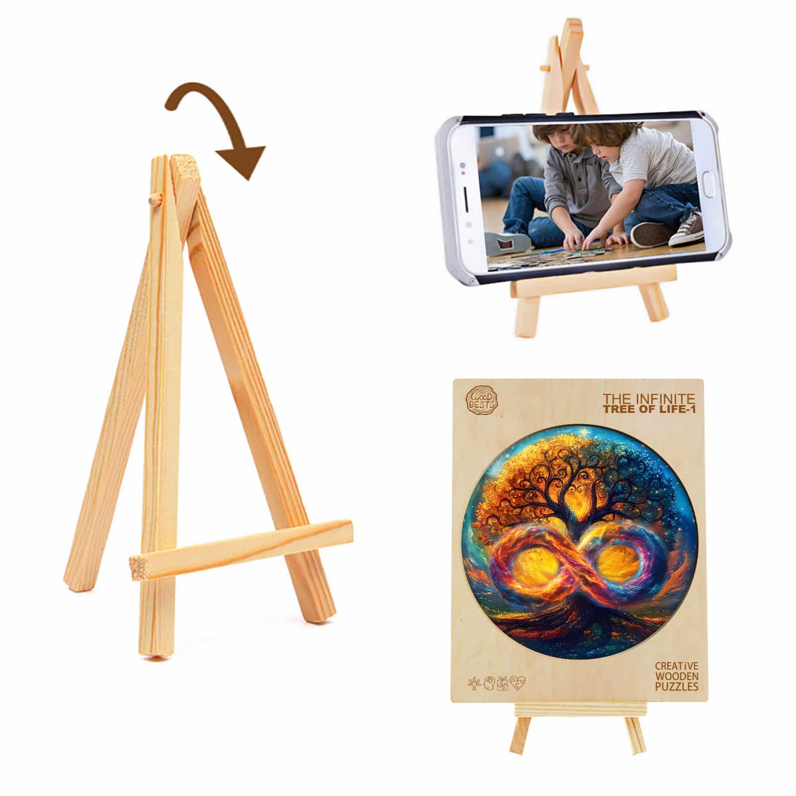 Wooden Jigsaw Puzzle-The Infinite Tree of Life - Image 7