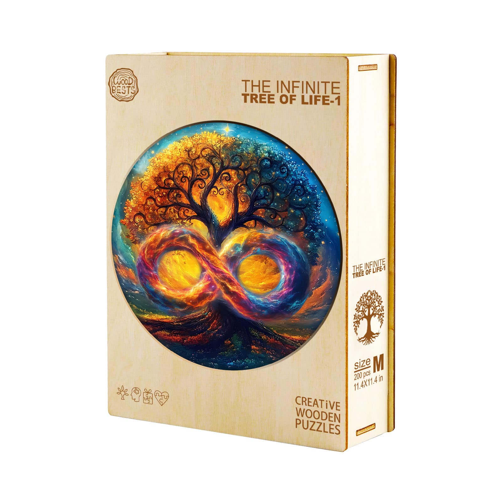 Wooden Jigsaw Puzzle-The Infinite Tree of Life - Image 5