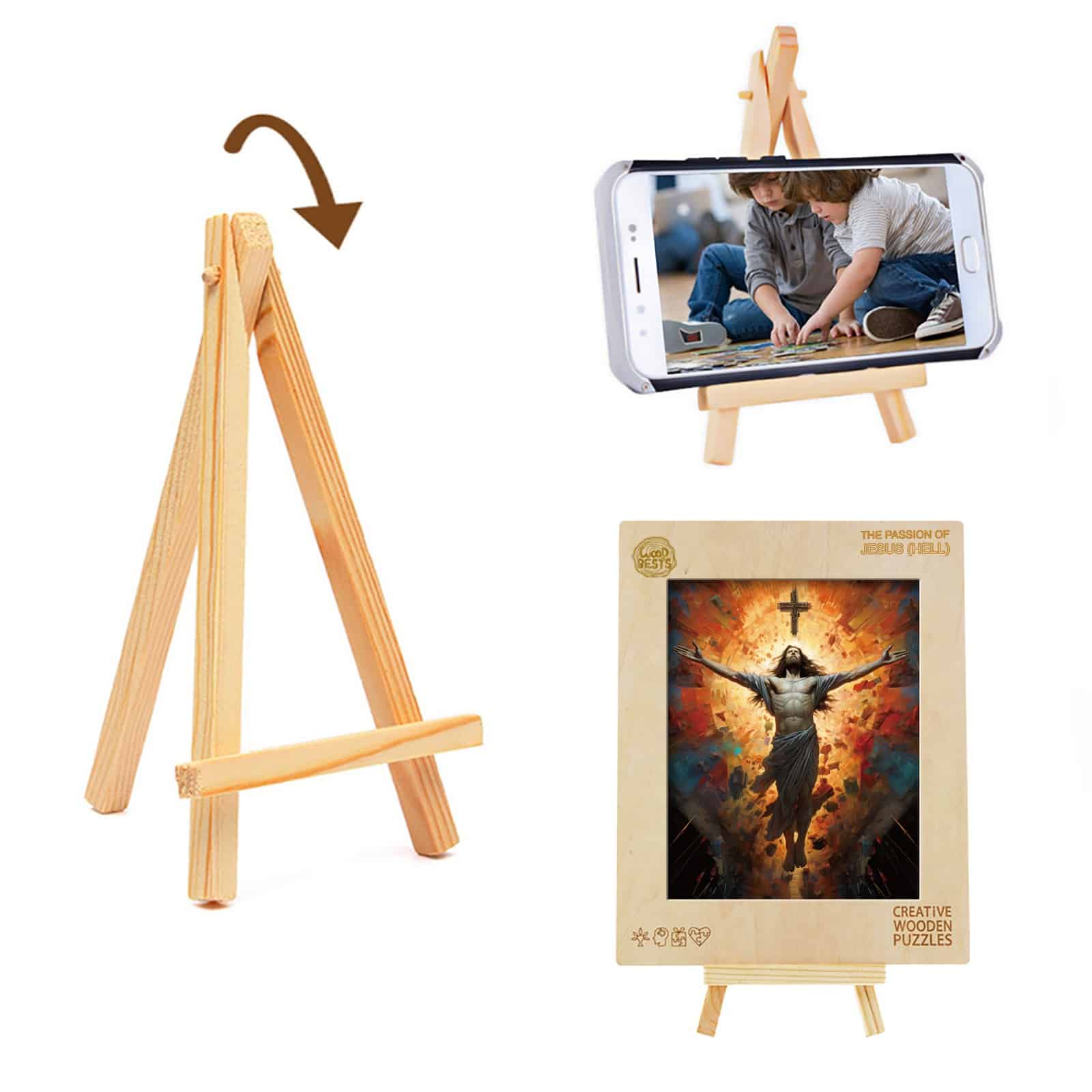 Wooden Jigsaw Puzzle - The Passion of Jesus (Hell) - Image 6