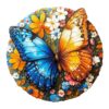 Wooden Jigsaw Puzzle-Yin Yang Butterfly