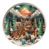 Wooden Jigsaw Puzzle - 3D Christmas Town