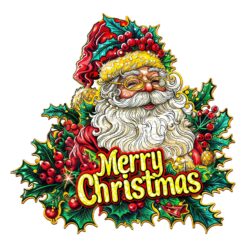 Merry Christmas 2 - Wooden Jigsaw Puzzle