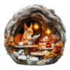 Wooden Jigsaw Puzzle - 3D Burrow Squirrel