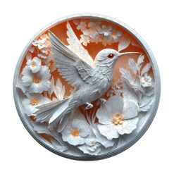 Wooden Jigsaw Puzzle - 3D Paper Hummingbird