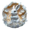 Wooden Jigsaw Puzzle - 3D Paper Rabbit