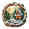 Wooden Jigsaw Puzzle - Christmas House