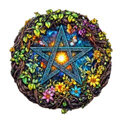 Wooden Jigsaw Puzzle - Natural Starburst