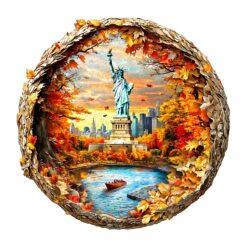 Wooden Jigsaw Puzzle - New York Autumn