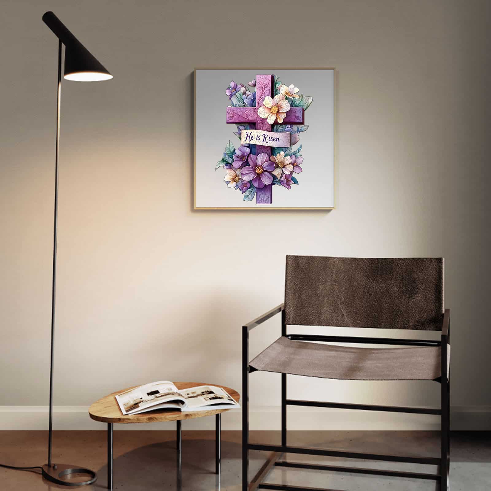 Wooden Jigsaw Puzzle - Resurrection Cross - Image 5