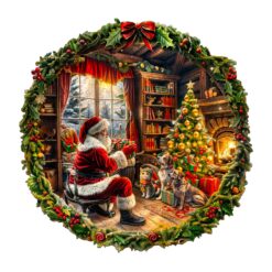 Wooden Jigsaw Puzzle - Santa