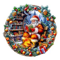 Wooden Jigsaw Puzzle - Santa's Rest