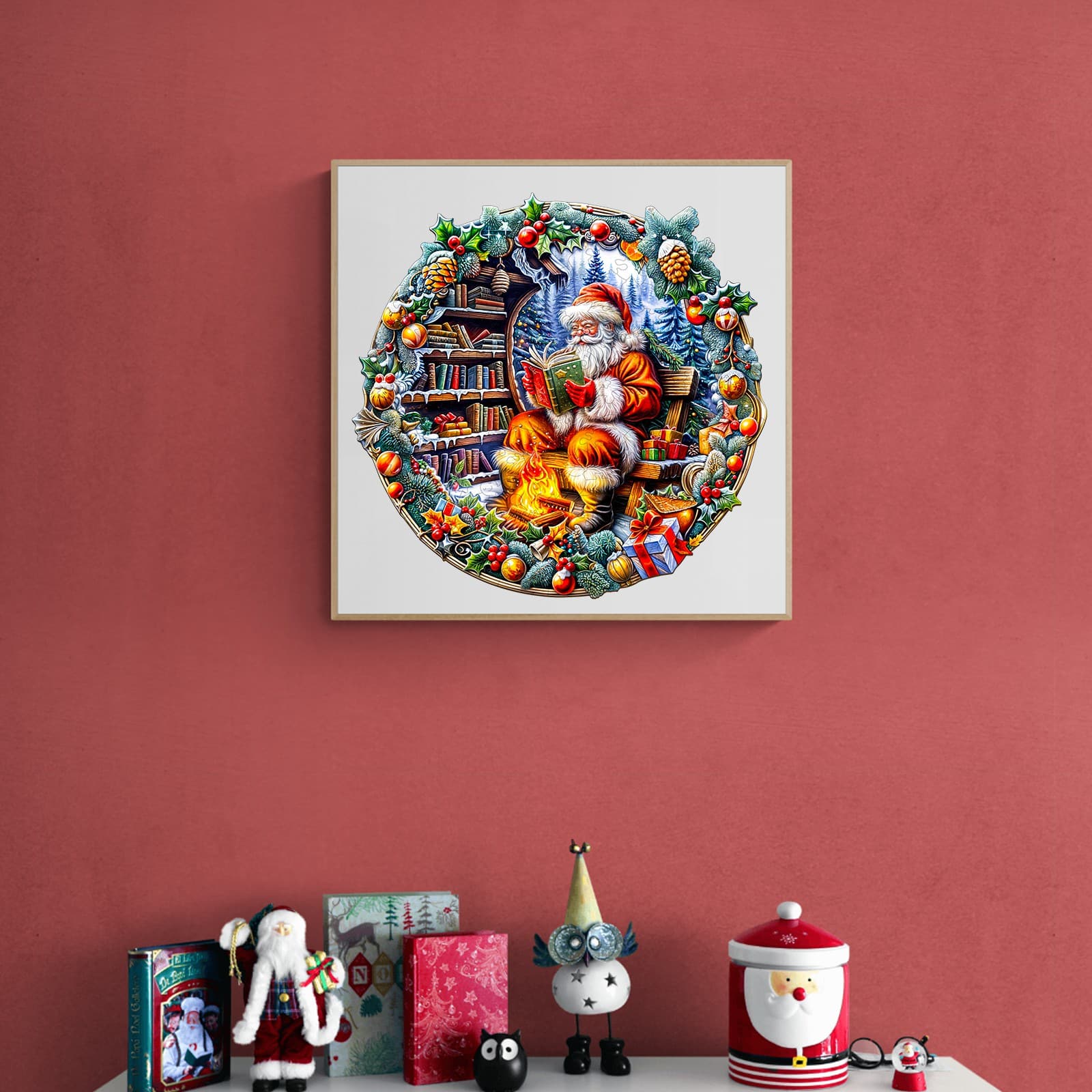 Wooden Jigsaw Puzzle - Santa's Rest - Image 8