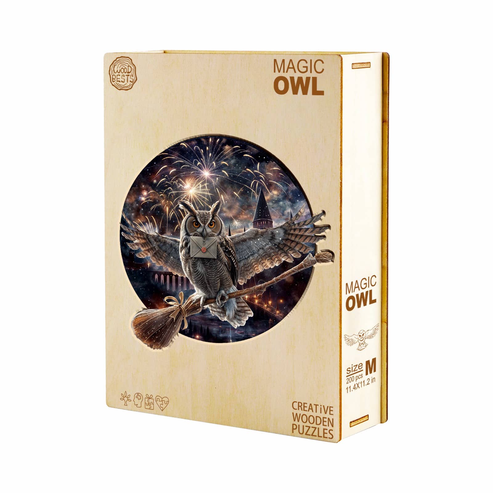 Wooden Jigsaw Puzzle - Magic Owl - Image 5