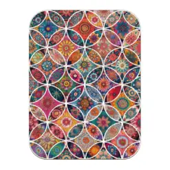 Wooden Jigsaw Puzzle - Colorful Mandala Mosaic