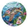 Wooden Jigsaw Puzzle - Embroidered Turtle