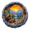 Wooden Jigsaw Puzzle - Bear's Journey