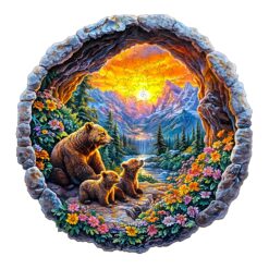 Wooden Jigsaw Puzzle - Bear's Journey