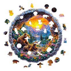 Alternative view of Wooden Jigsaw Puzzle - Bear's Journey