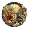 Wooden Jigsaw Puzzle - Cats in love-1